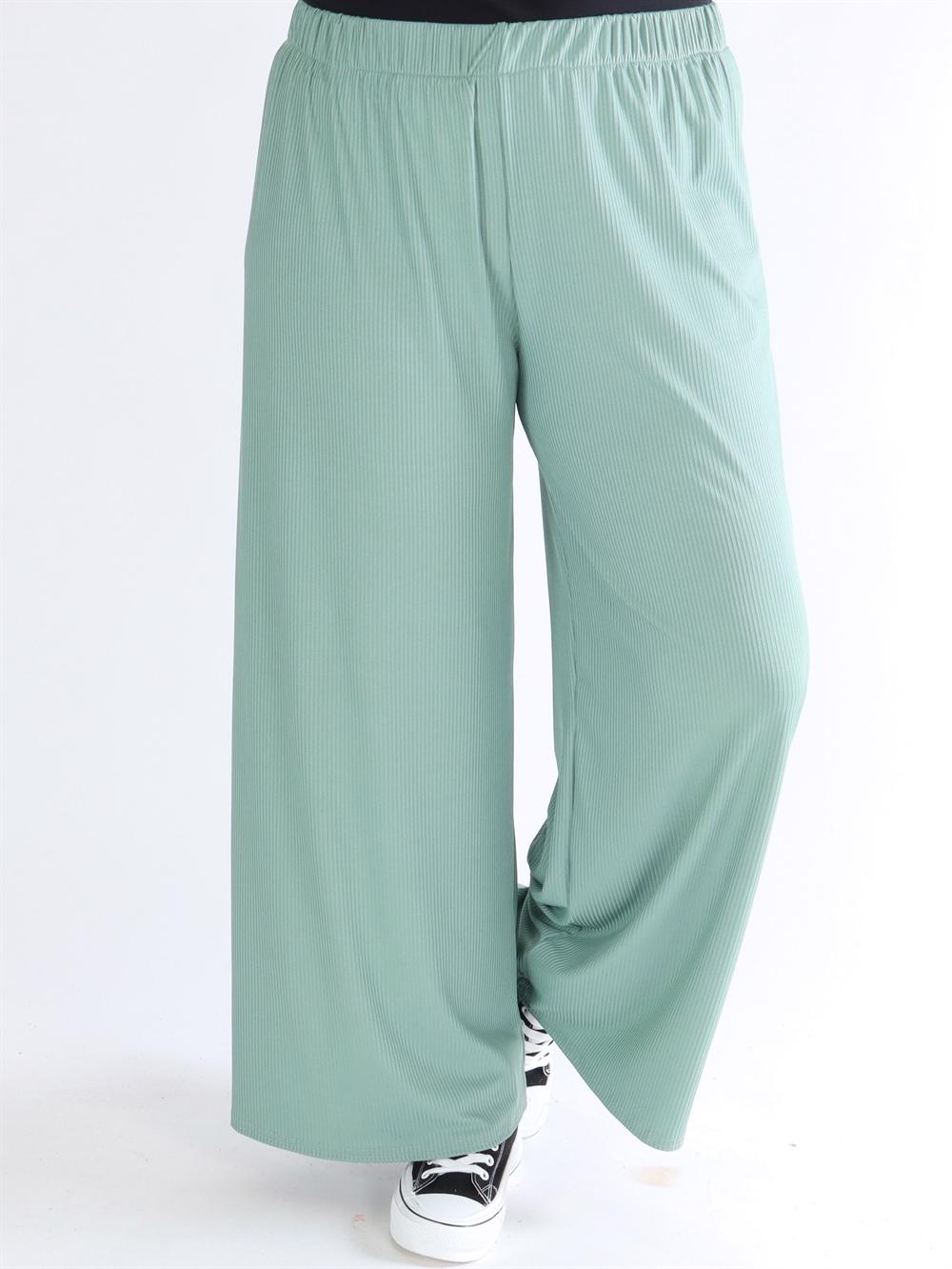 Dolly Pants - Vide bukser med rib